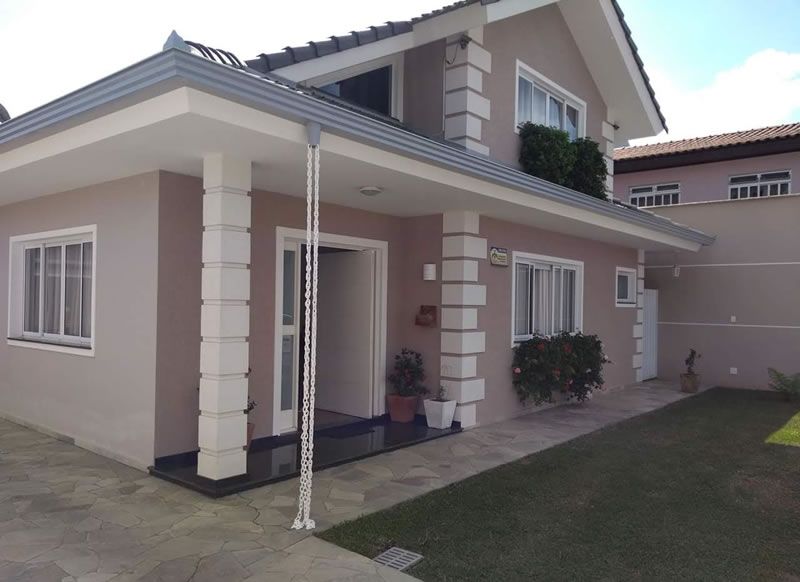 Calha instalada em residência
